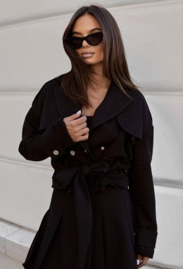 Kurtka trench LONDON - Czarny - L