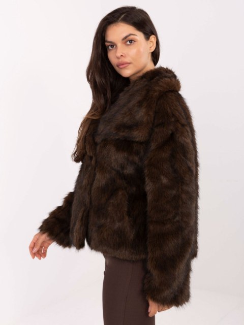 Kurtka-IT-KR-2501.43P-ciemny brązowy