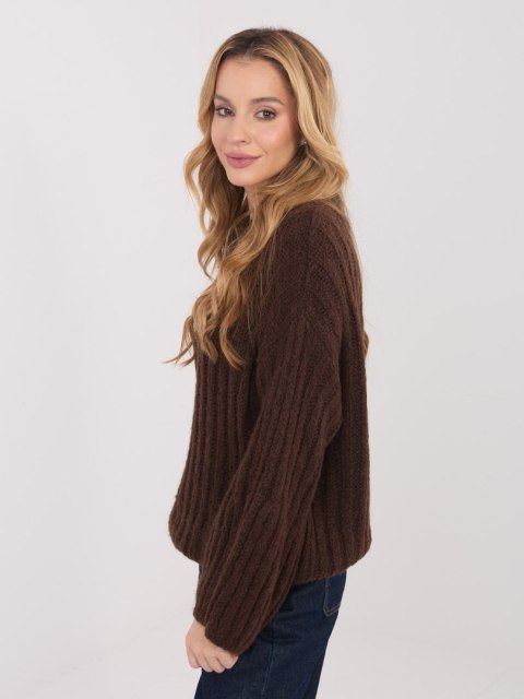 Sweter-MI-SW-1215.51-brązowy