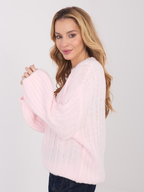Sweter-MI-SW-1215.51-jasny różowy