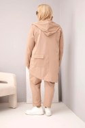 Komplet damski bawełniany Plus Size z bluzą i spodniami fango
