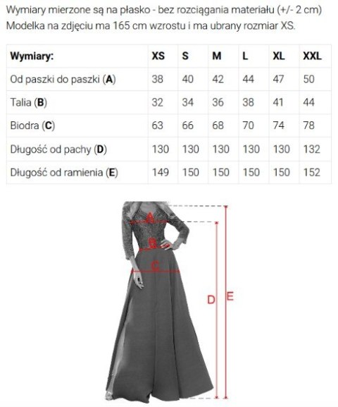 694-1 MIRELLA Elegancka rozkloszowana sukienka maxi z cekinowymi rękawkami - czarna Numoco