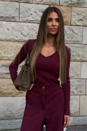 Bluzka ZURI - Bordo - XS/S