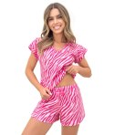 Piżama ZEBRA SHORT