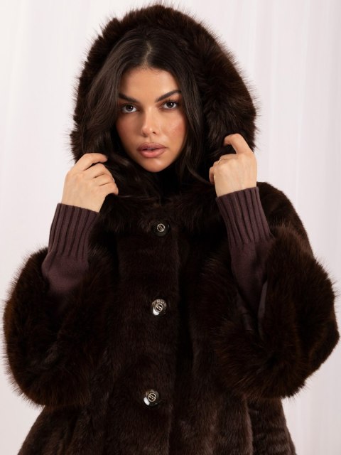 Płaszcz-IT-PL-G6816.98-ciemny brązowy