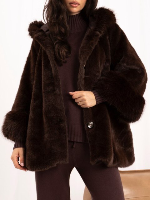 Płaszcz-IT-PL-G6816.98-ciemny brązowy