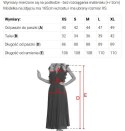 695-1 ALVA Rozkloszowana sukienka midi na szerokich ramiączkach - bordowa Numoco